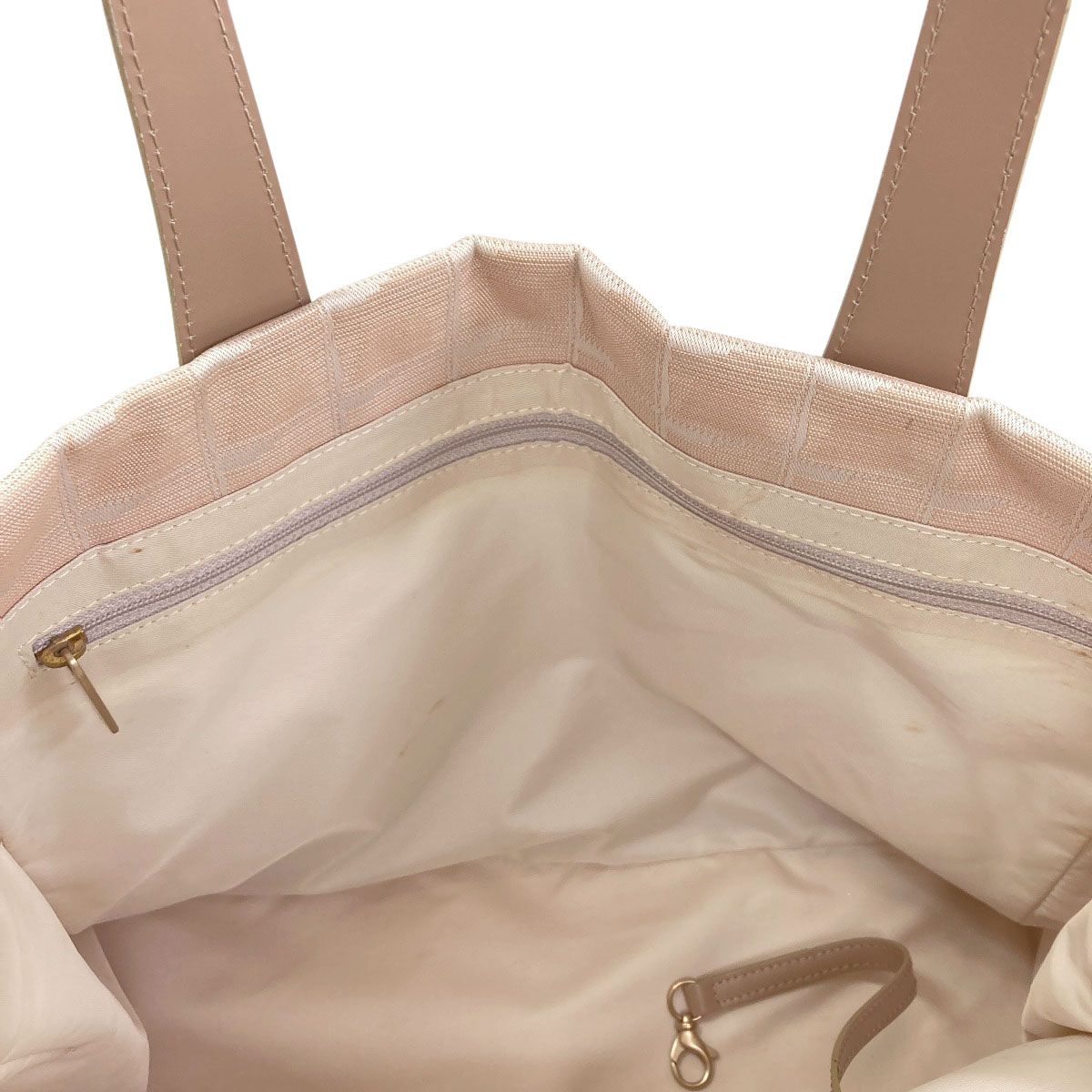 Chanel New Travel Line MM Tote Bag Nylon Jacquard — view 8