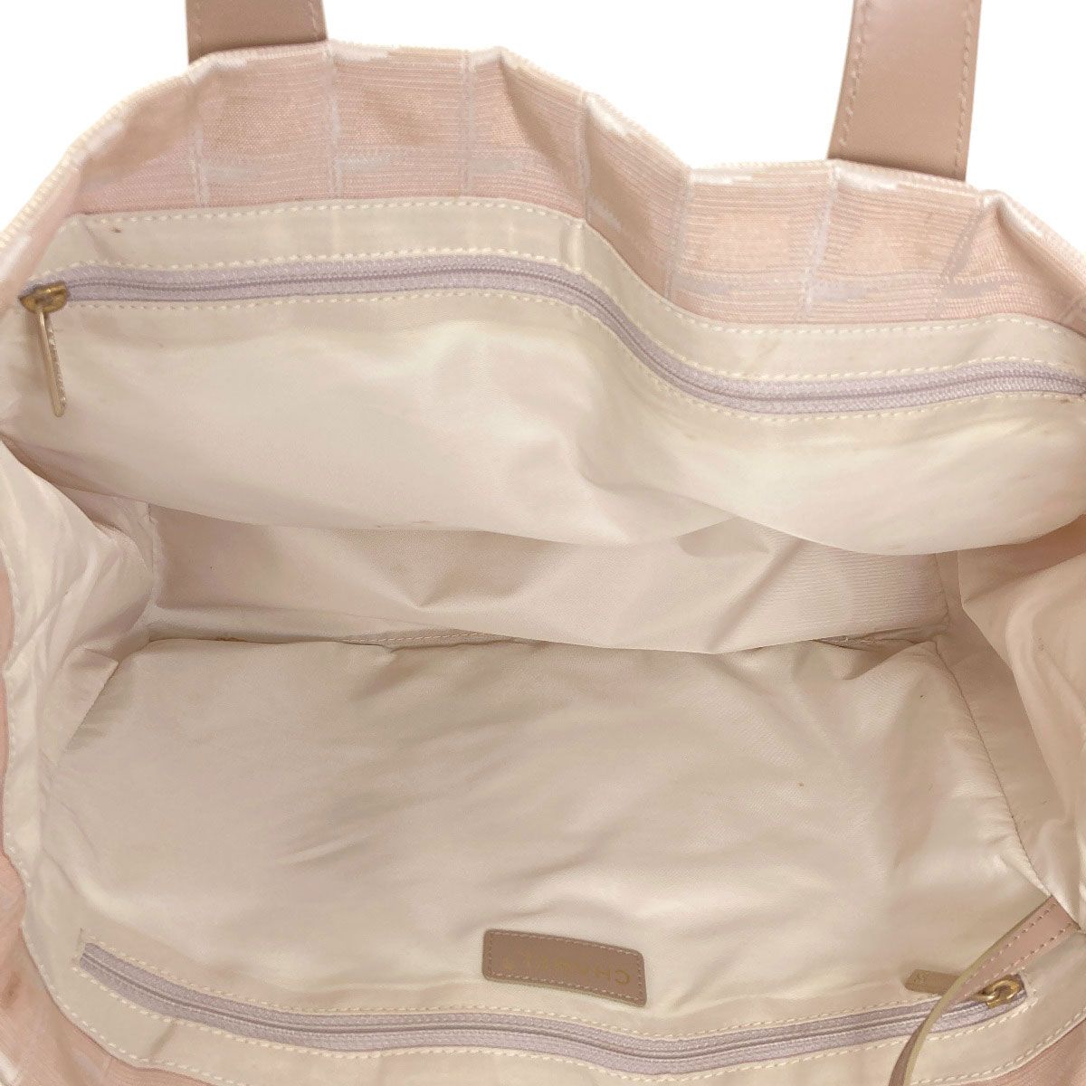 Chanel New Travel Line MM Tote Bag Nylon Jacquard — view 5