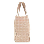 Chanel New Travel Line MM Tote Bag Nylon Jacquard — view 3