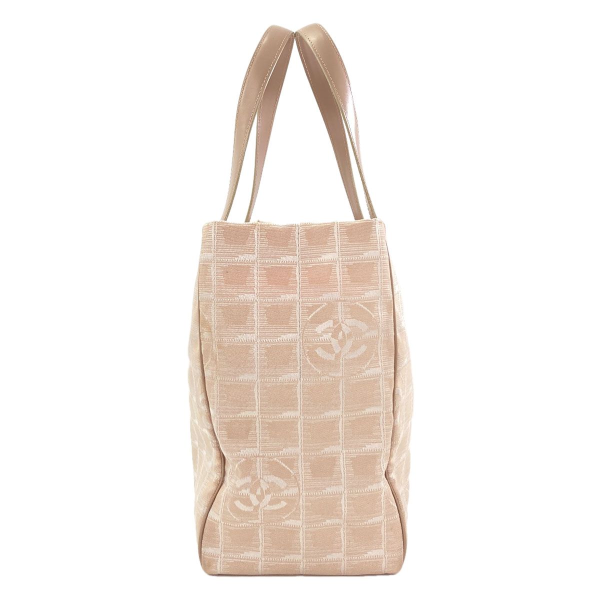 Chanel New Travel Line MM Tote Bag Nylon Jacquard — view 3