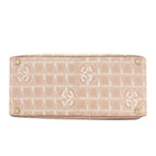 Chanel New Travel Line MM Tote Bag Nylon Jacquard — view 4