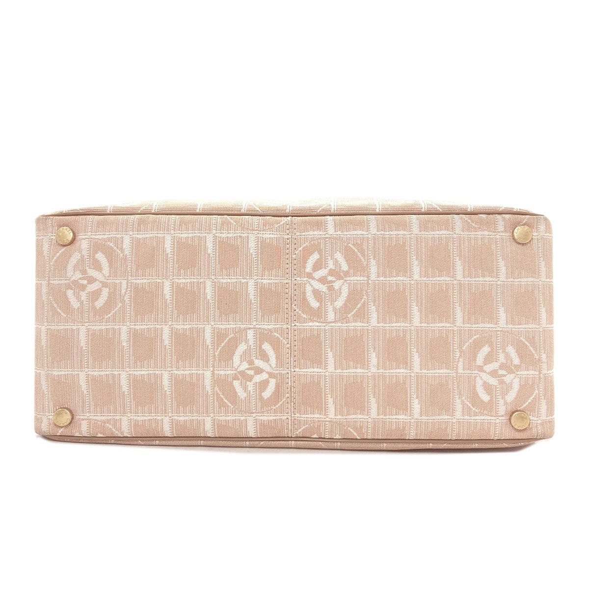 Chanel New Travel Line MM Tote Bag Nylon Jacquard — view 4