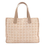 Chanel New Travel Line MM Tote Bag Nylon Jacquard — view 2