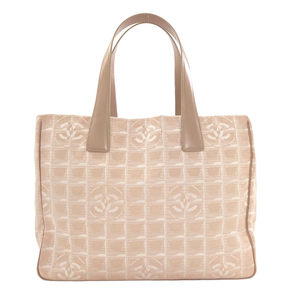 Chanel New Travel Line MM Tote Bag Nylon Jacquard — view 2
