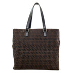 Fendi Zucchino Tote Bag Canvas