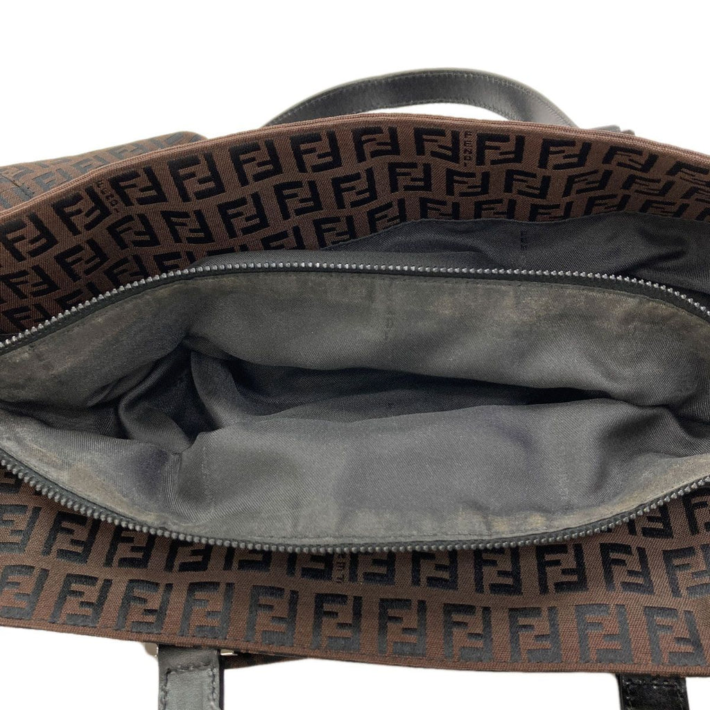 Fendi Zucchino Tote Bag Canvas — view 7
