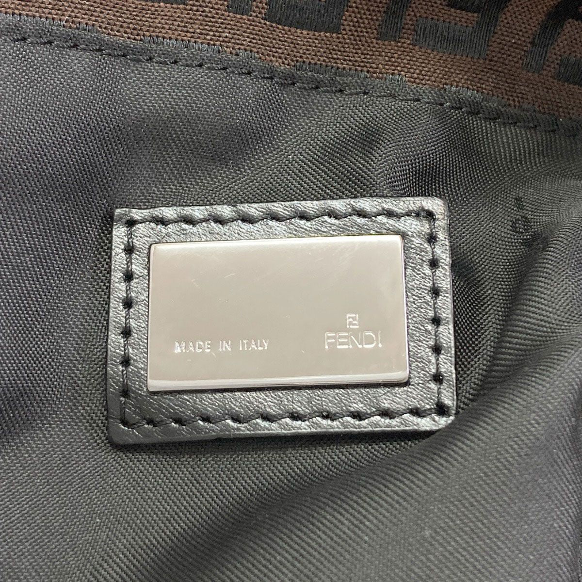 Fendi Zucchino Tote Bag Canvas — view 6