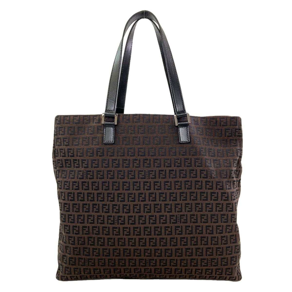Fendi Zucchino Tote Bag Canvas — view 2