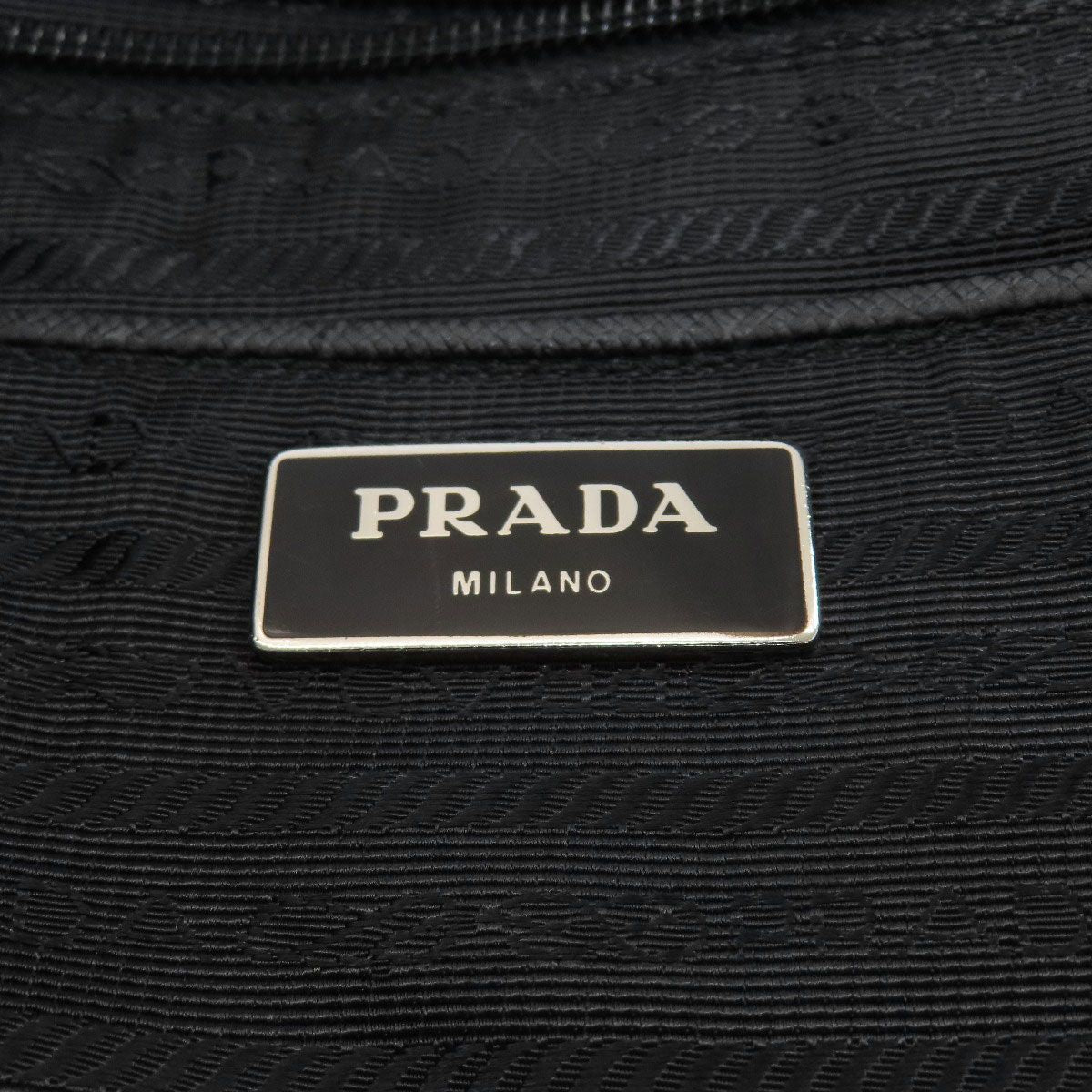 Prada Logo 2-Way Tote Bag Nylon — view 6