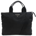 Prada Logo 2-Way Tote Bag Nylon