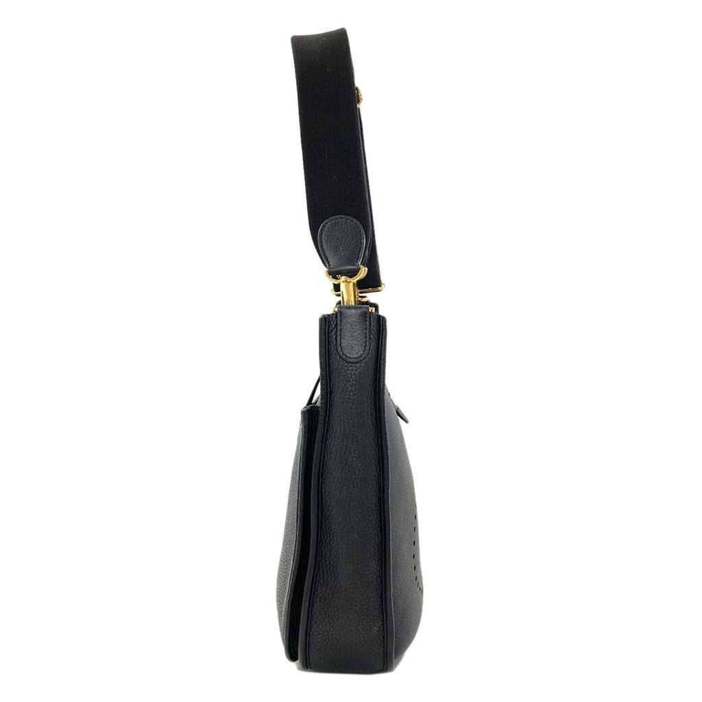 Hermes Evelyne Gold Shoulder Bag Taurillon Clemence — view 3