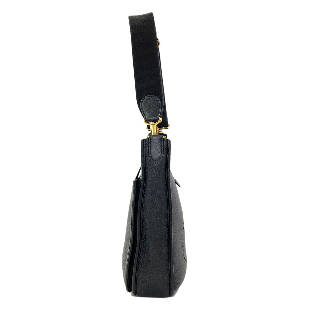 Hermes Evelyne Gold Shoulder Bag Taurillon Clemence — view 3
