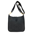 Hermes Evelyne Gold Shoulder Bag Taurillon Clemence