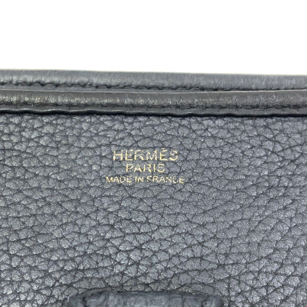 Hermes Evelyne Gold Shoulder Bag Taurillon Clemence — view 6
