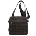 Chanel New Travel Line Shoulder Bag Nylon Jacquard
