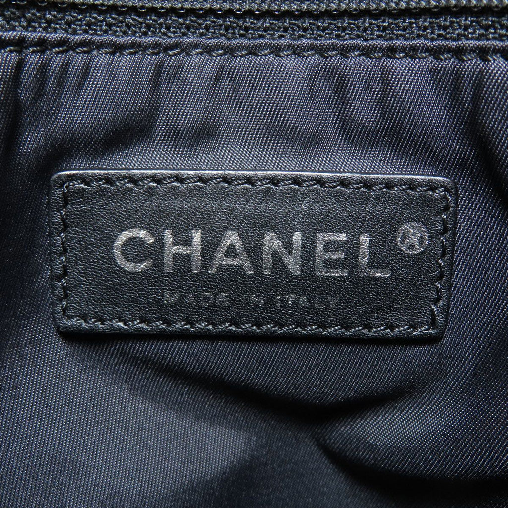 Chanel New Travel Line Shoulder Bag Nylon Jacquard — view 6