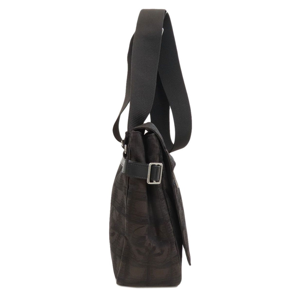 Chanel New Travel Line Shoulder Bag Nylon Jacquard — view 3