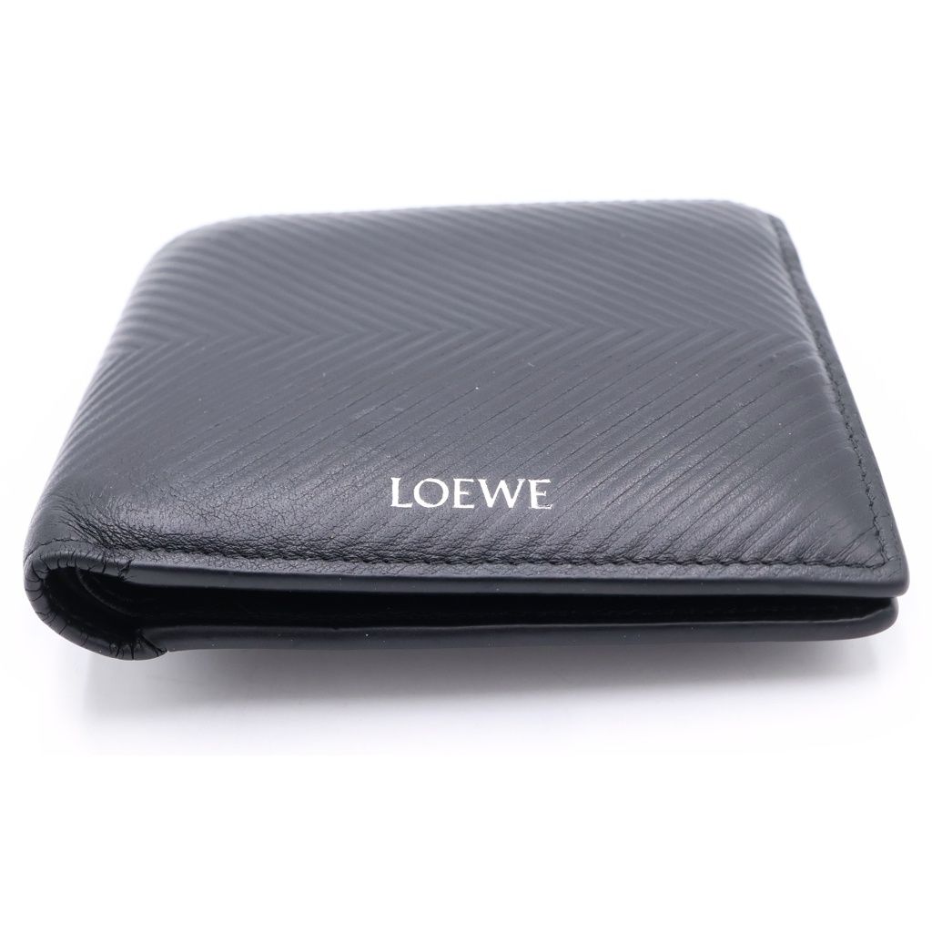 Loewe Bifold Leather Coin Wallet Black — view 3