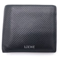 Loewe Bifold Leather Coin Wallet Black