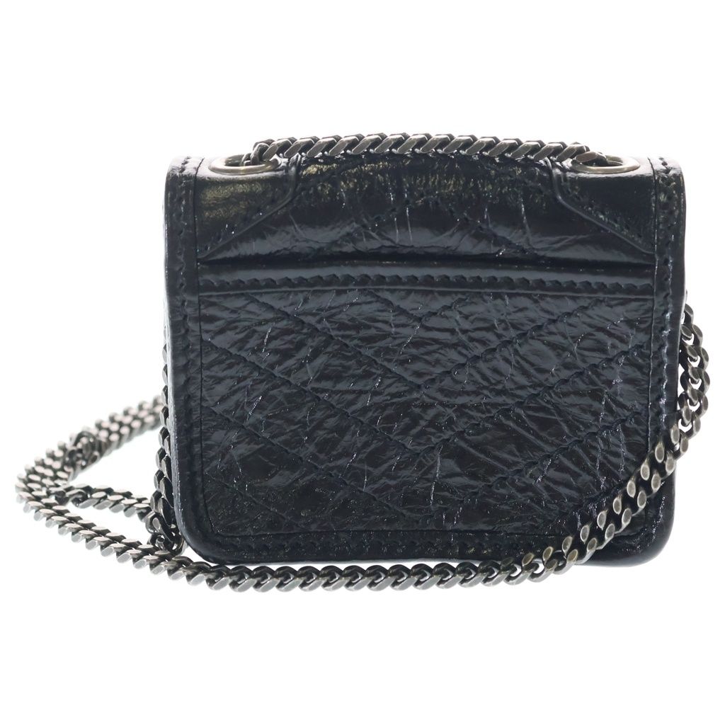 Saint Laurent Paris Niki Chain Case Cassandra Mini Pouch Black — view 2