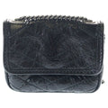 Saint Laurent Paris Niki Chain Case Cassandra Mini Pouch Black