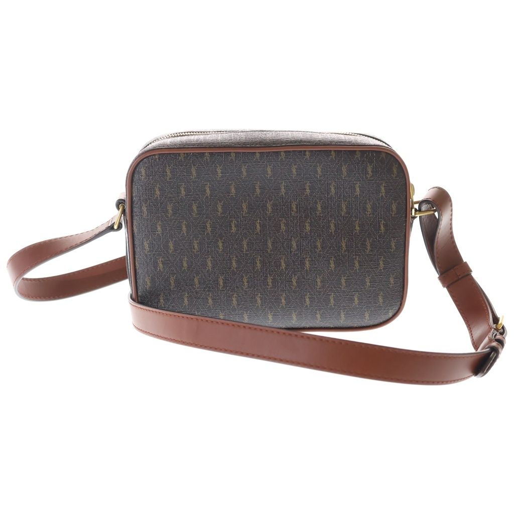 Saint Laurent Paris Monogram Camera Bag Cassandra Bag Brown — view 2