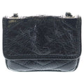 Saint Laurent Paris Niki Chain Case Cassandra Mini Pouch Black