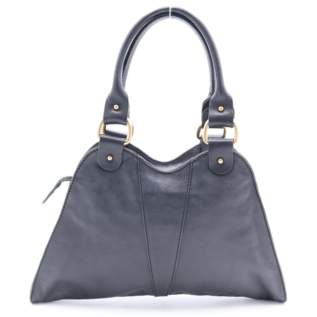 Fendi Handbag Diavolo Black Leather Gold — view 2