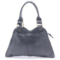 Fendi Handbag Diavolo Black Leather Gold