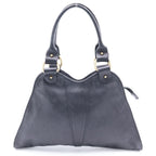 Fendi Handbag Diavolo Black Leather Gold