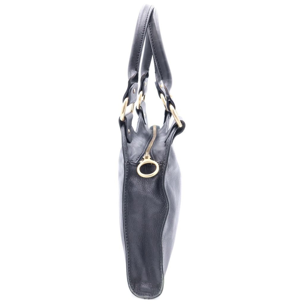Fendi Handbag Diavolo Black Leather Gold — view 3
