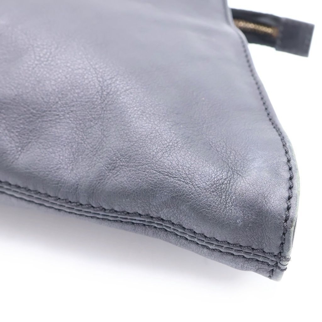 Fendi Handbag Diavolo Black Leather Gold — view 4