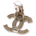 Chanel CC Logo Rhinestone Single Earring Gold Plated — view 5