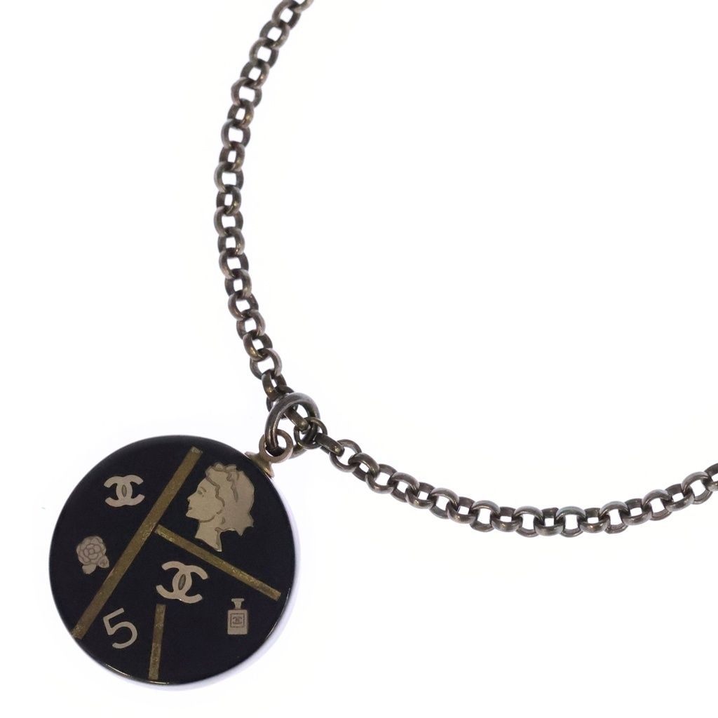 Chanel Icon Pendant Chain Black