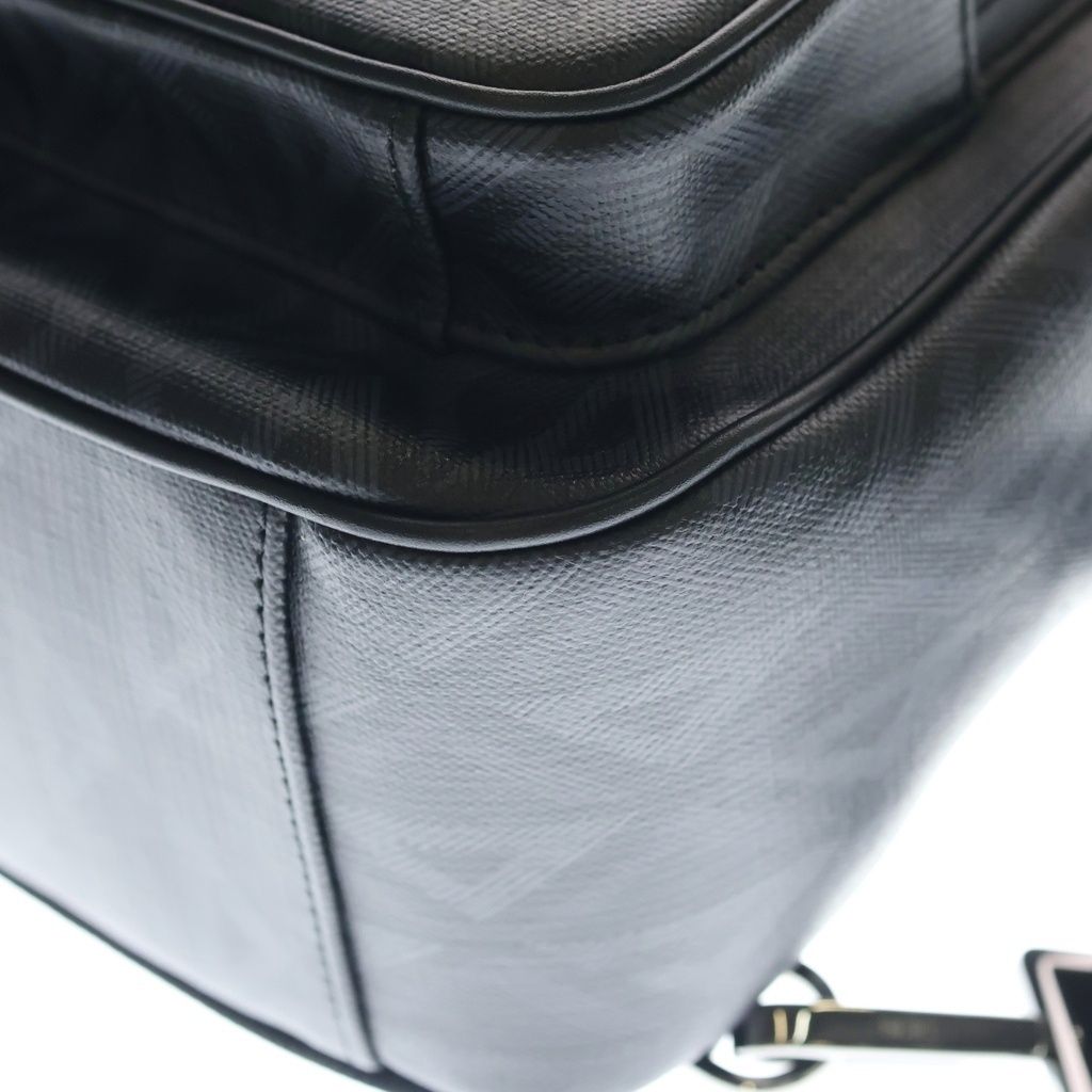 Dior Rider CD Diamond Mini Sling Bag Black Canvas Silver — view 5