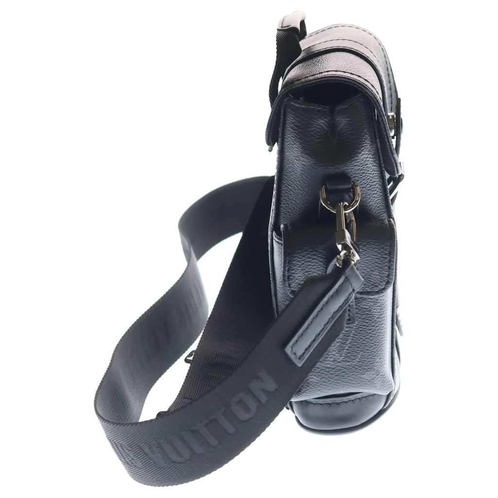 Louis Vuitton Monogram Eclipse Nano Christopher 2-Way Shoulder Bag Black Noir — view 3