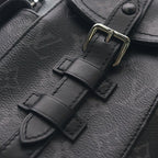 Louis Vuitton Monogram Eclipse Nano Christopher 2-Way Shoulder Bag Black Noir — view 7