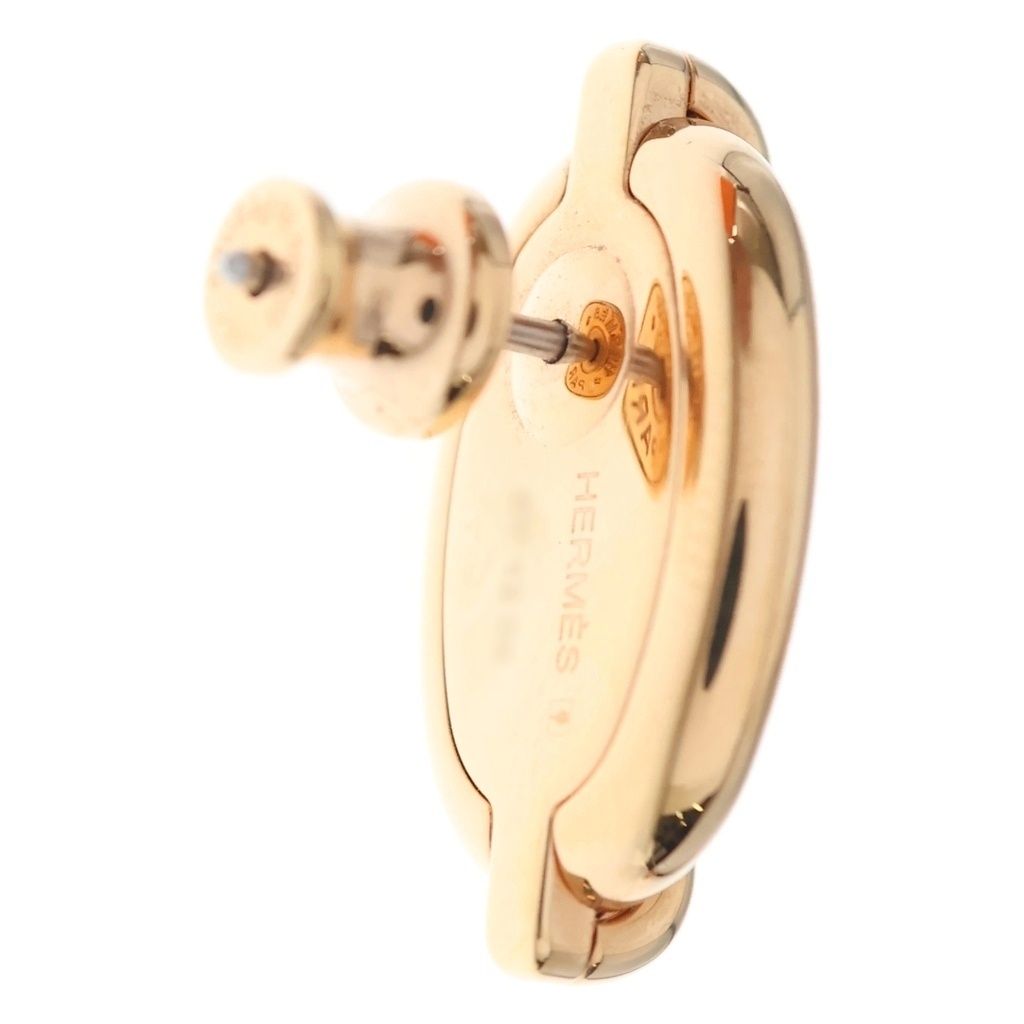 Hermes Mini Maillot Earrings Pink Gold — view 2