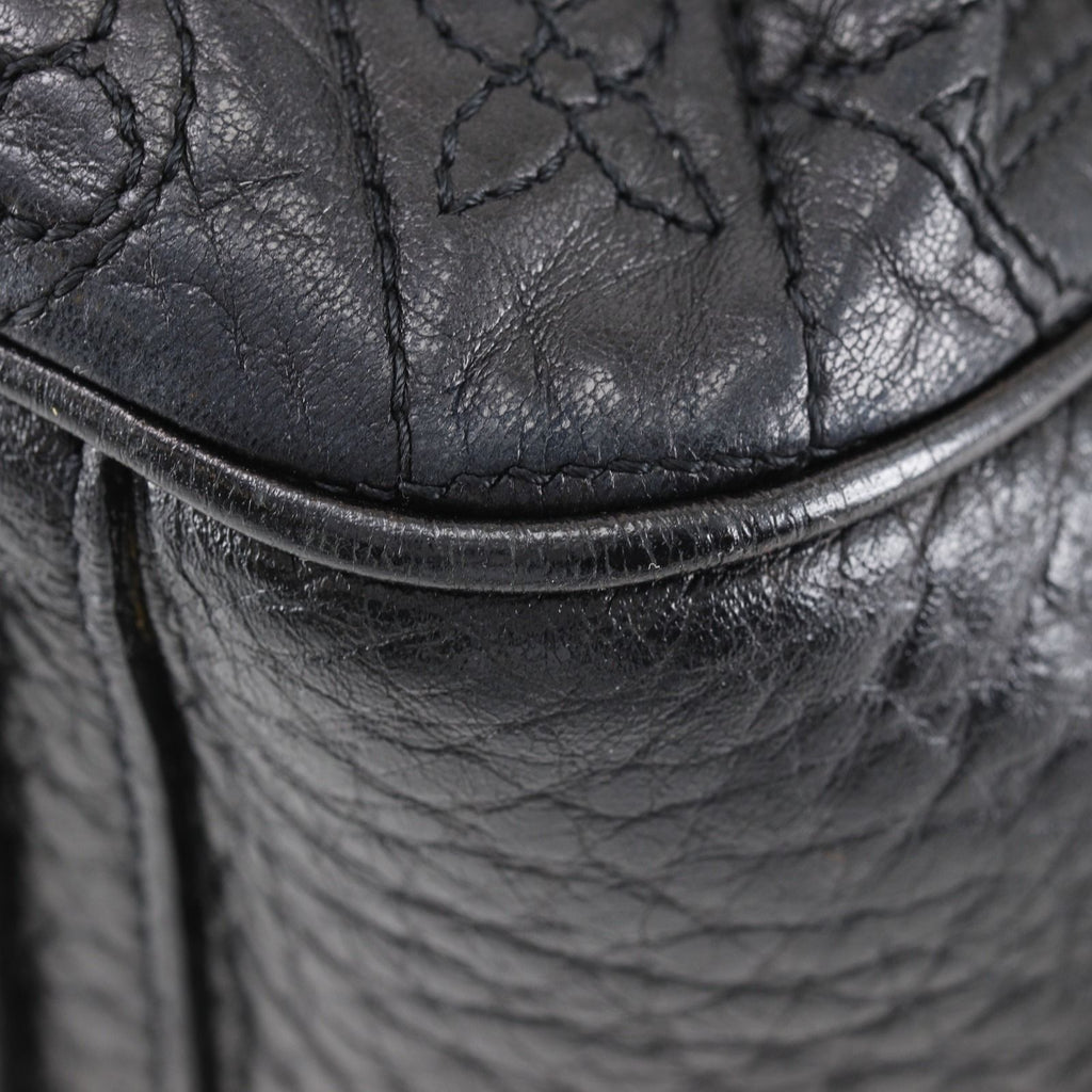 Louis Vuitton Mitzi Monogram Vienna Lambskin Noir Black Handbag — view 4