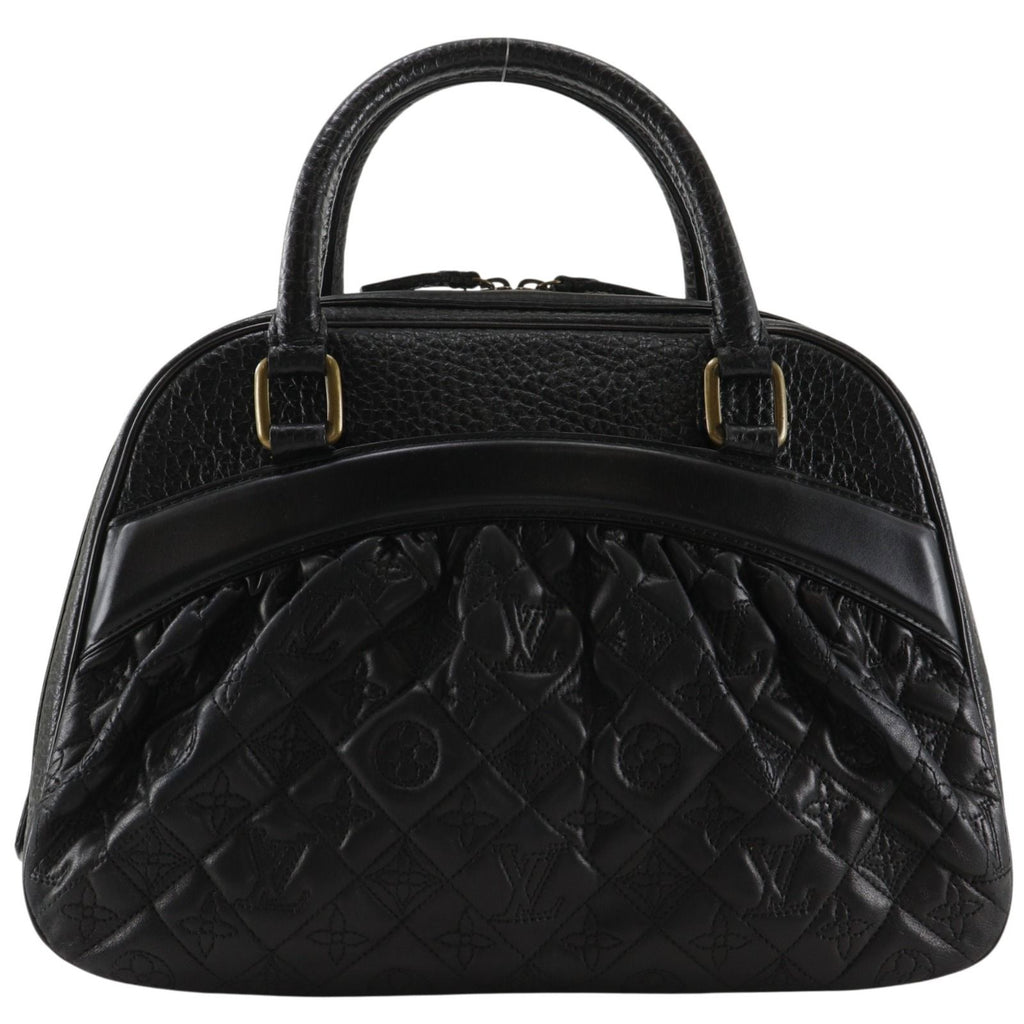 Louis Vuitton Mitzi Monogram Vienna Lambskin Noir Black Handbag