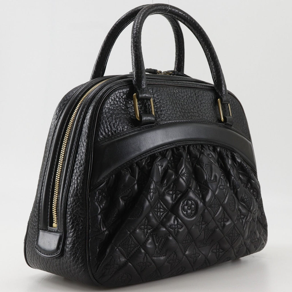 Louis Vuitton Mitzi Monogram Vienna Lambskin Noir Black Handbag — view 3