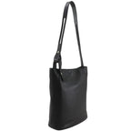 Loewe Asymmetric Shoulder Bag Calfskin Black — view 3