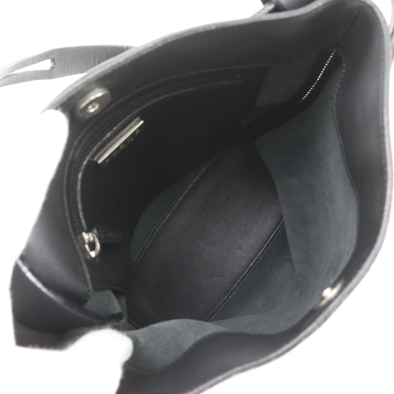 Loewe Asymmetric Shoulder Bag Calfskin Black — view 5