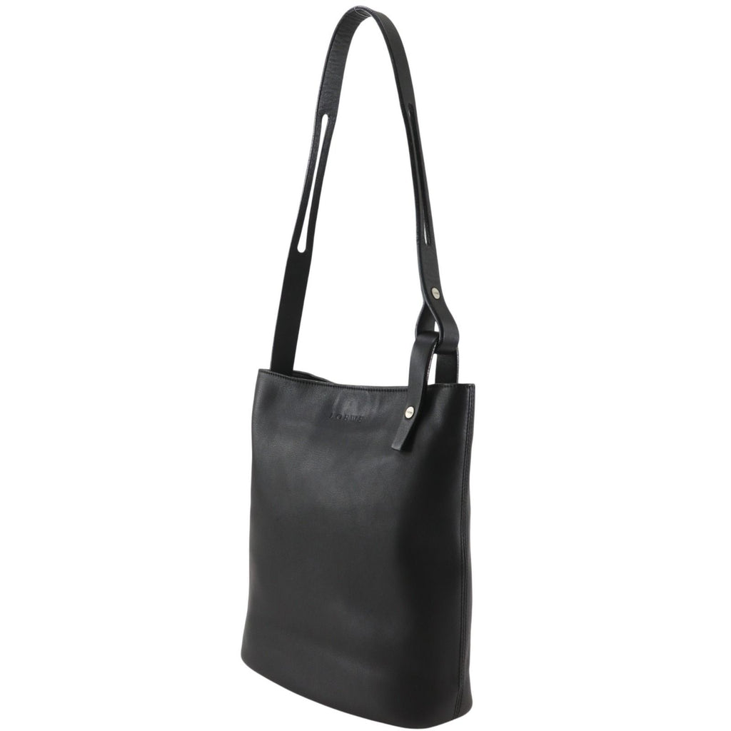 Loewe Asymmetric Shoulder Bag Calfskin Black — view 2