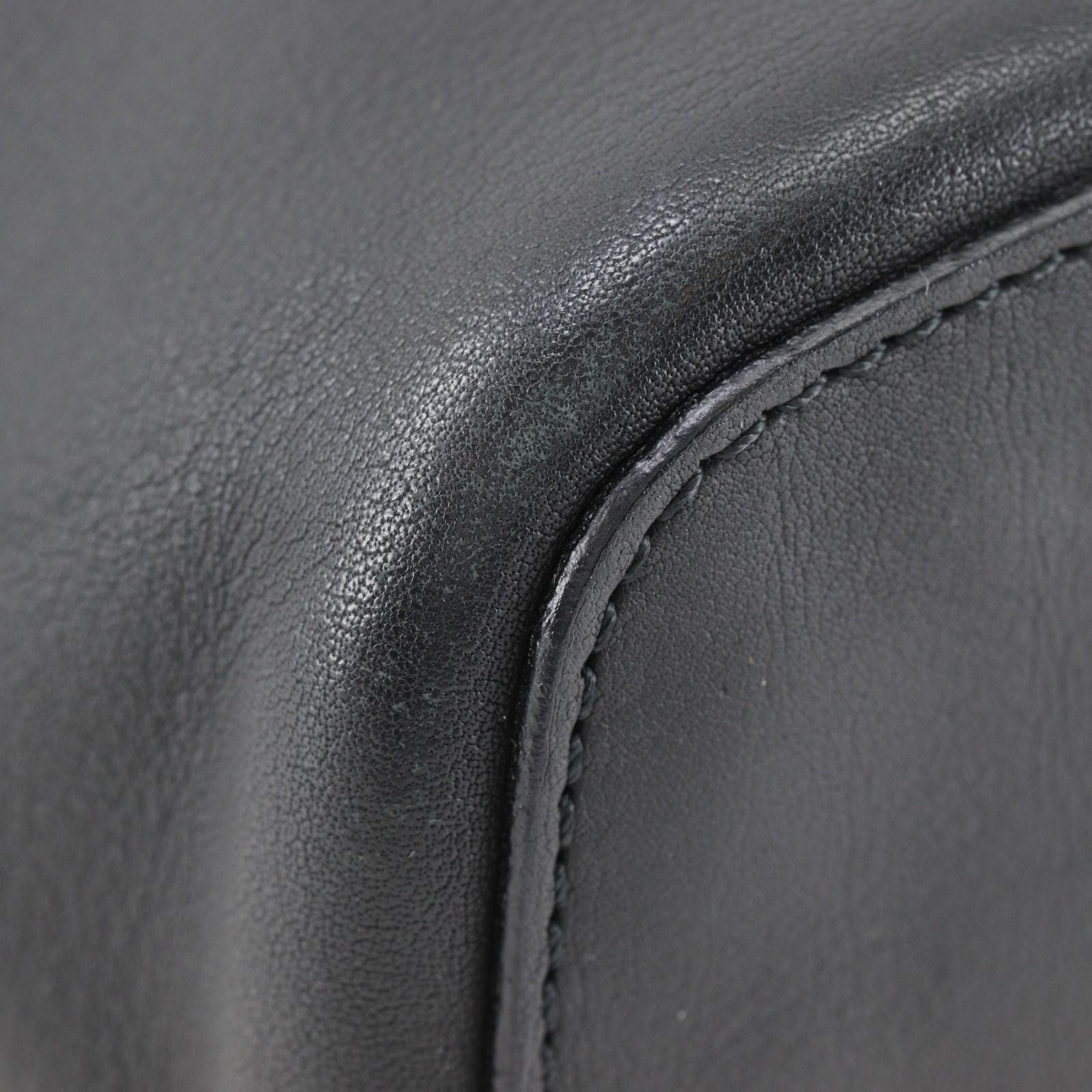 Loewe Asymmetric Shoulder Bag Calfskin Black — view 4