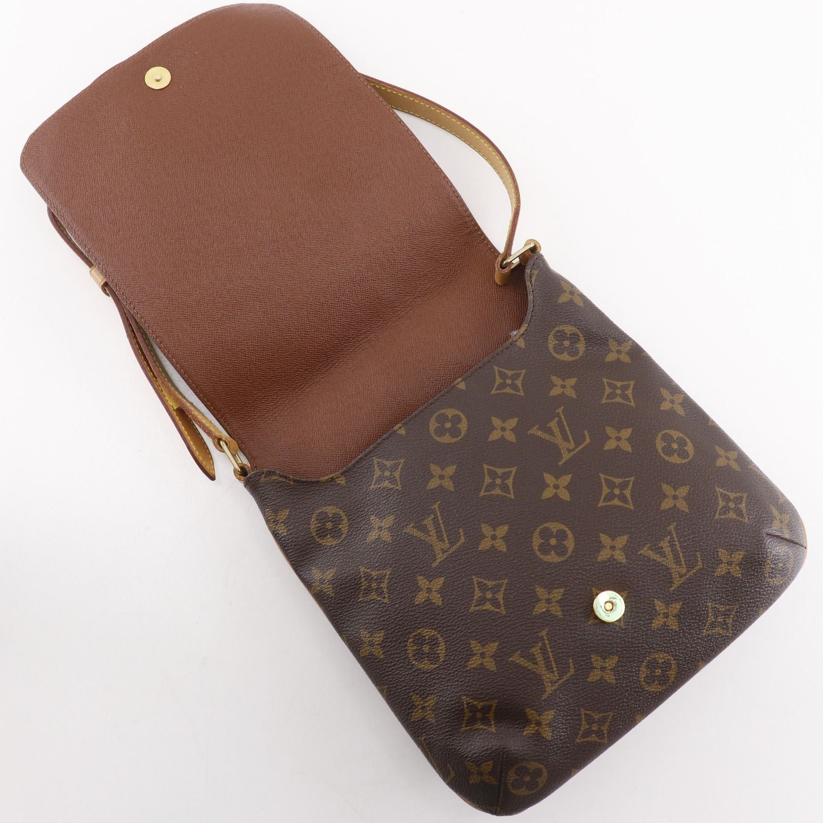 Louis Vuitton Musette Salsa Short Shoulder Bag Monogram Canvas Brown — view 7