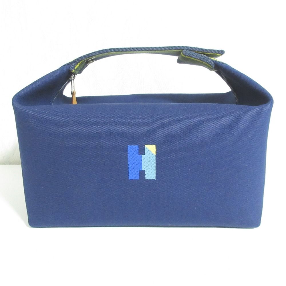 Hermes Brid-a-brac GM Pavillon Pouch Handbag Marine