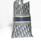 Dior Oblique Book Tote Bag Navy — view 3