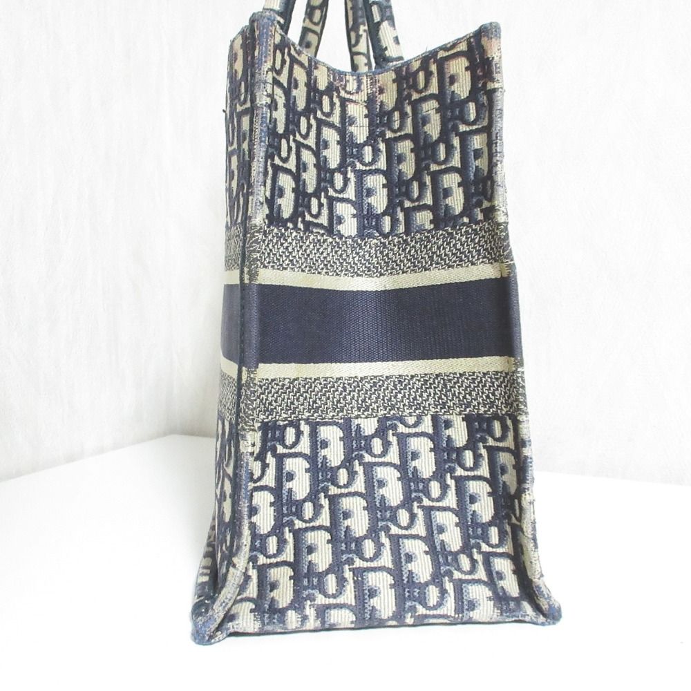 Dior Oblique Book Tote Bag Navy — view 3