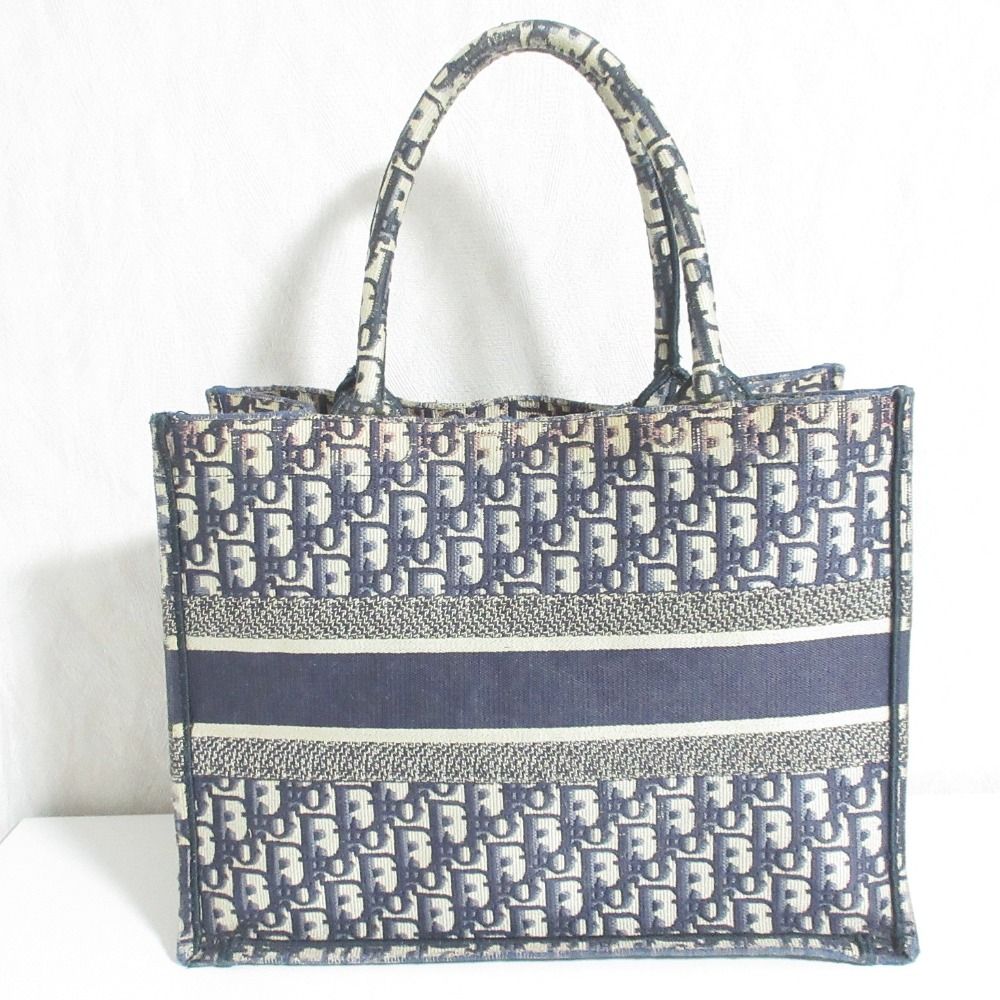 Dior Oblique Book Tote Bag Navy — view 2
